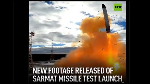 New Footage Released On Russian satan 2 Missile Test Launch