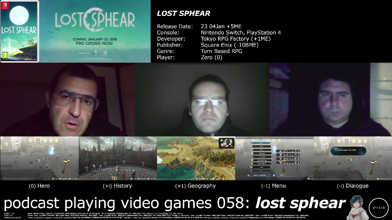 +11 001/004 010/013 003/007 podcast playing video games 058: lost sphear