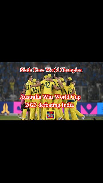 Australia wins the cricket world cup 6th time defeating India
