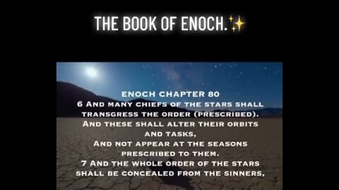 THE BOOK OF ENOCH - BANNED FROM THE BIBLE but why? - THEY HAVE LIED ABOUT EVERYTHING