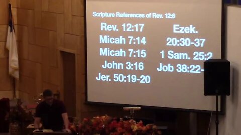 Revelation 12:6 Continued (Oct. 6th, 2021)