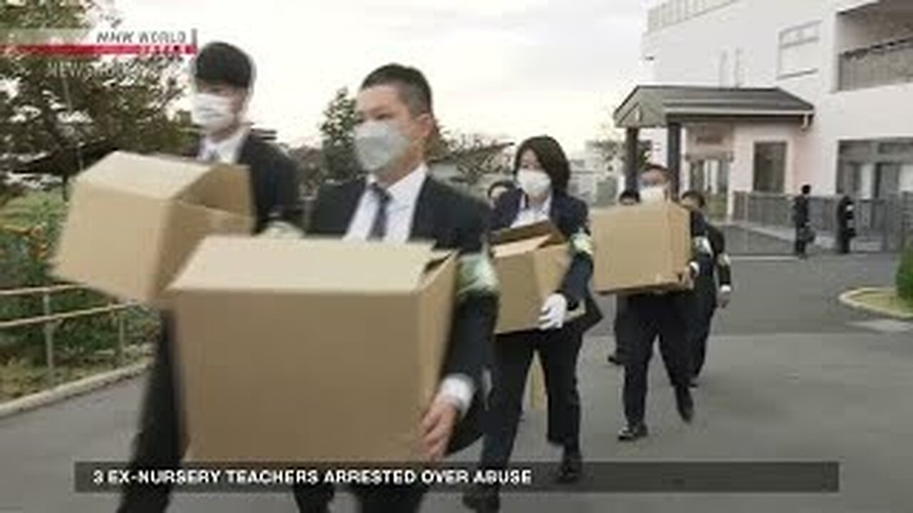 3 Arrested in Japan over Abuse at Nursery SchoolーNHK WORLD-JAPAN NEWS