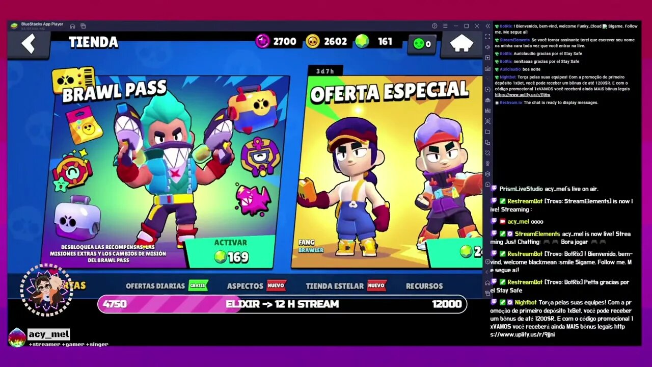 🕹️JOGANDO E PAPEANDO 🗣 BRAWL STARS