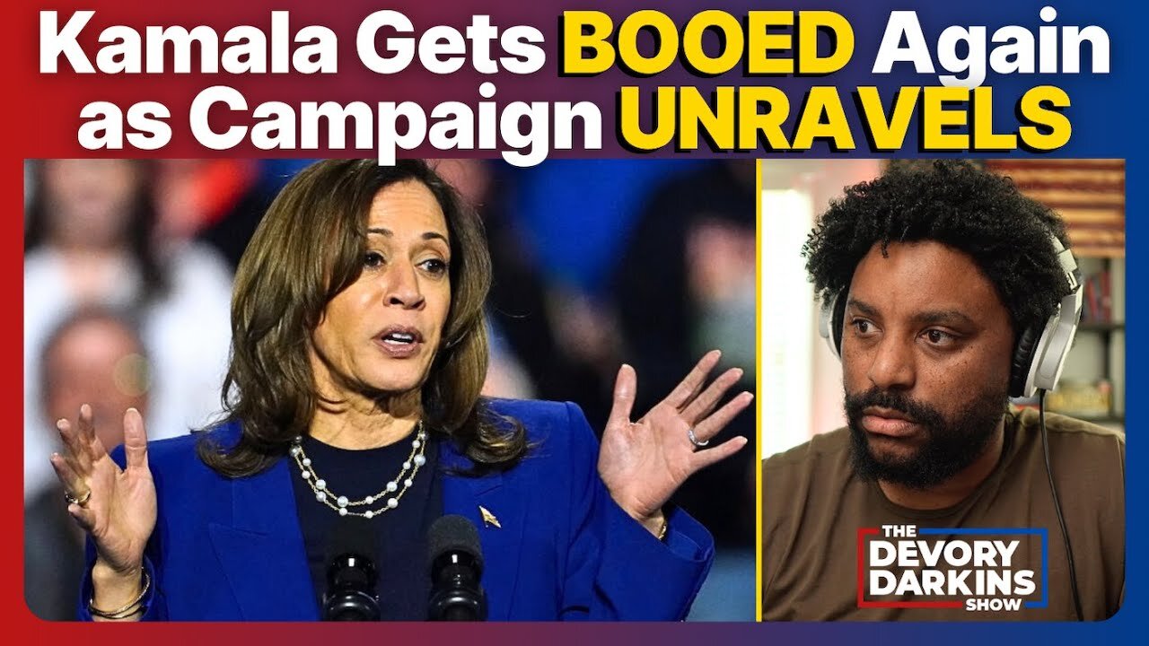 Kamala BOOED AGAIN As Campaign UNRAVELS