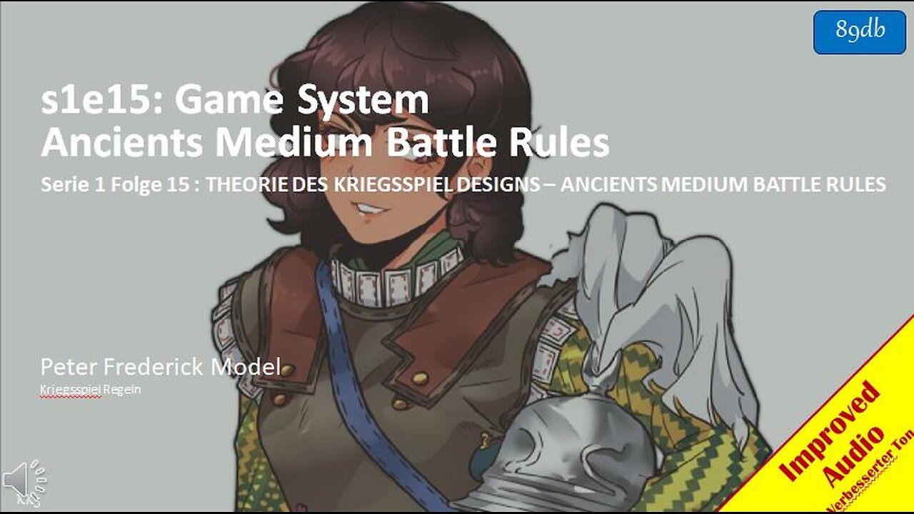 s1e15: Game System Ancients Medium Battle Rules