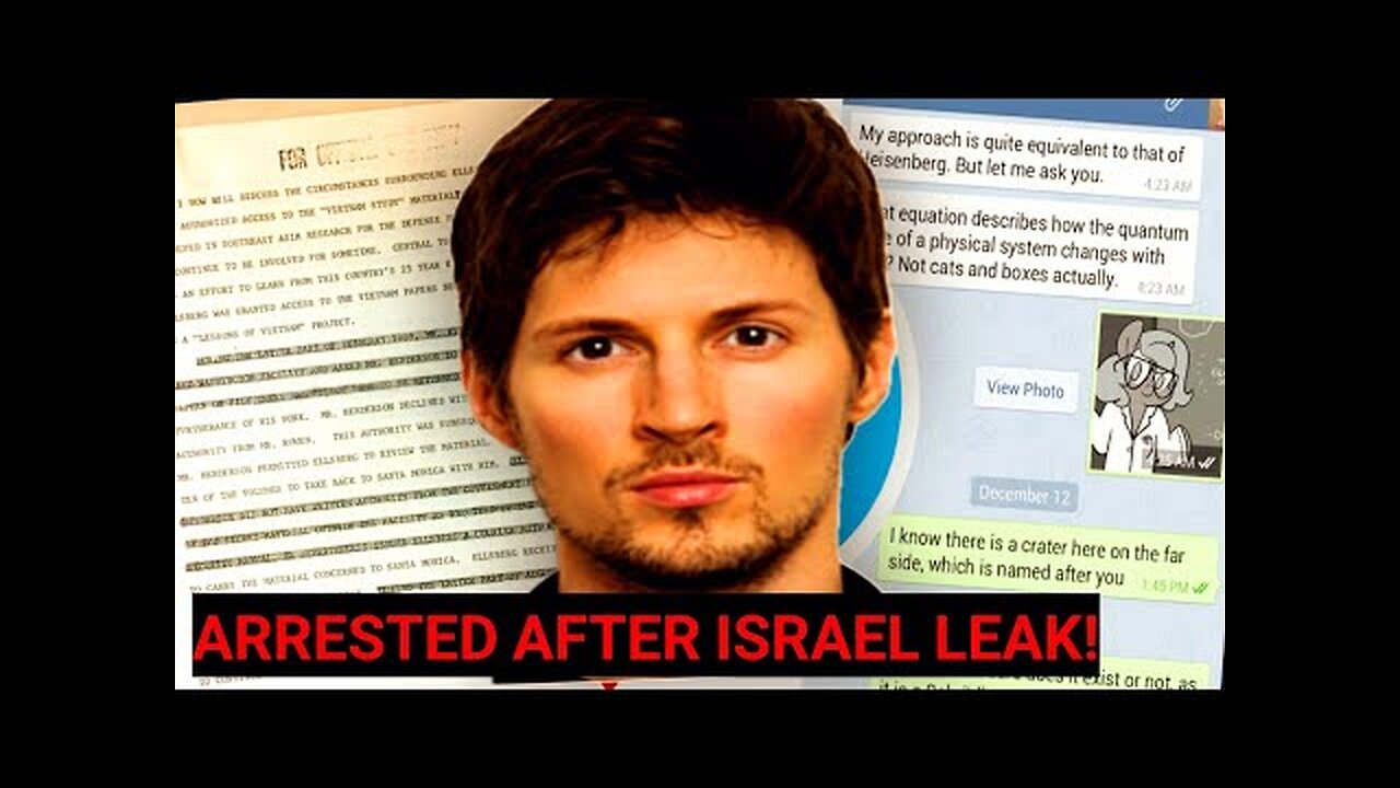 Coincidence? Telegram CEO Arrested After Massive Leak!