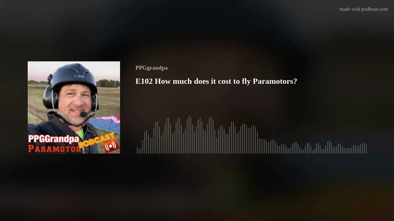 E102 How much does it cost to fly Paramotors?