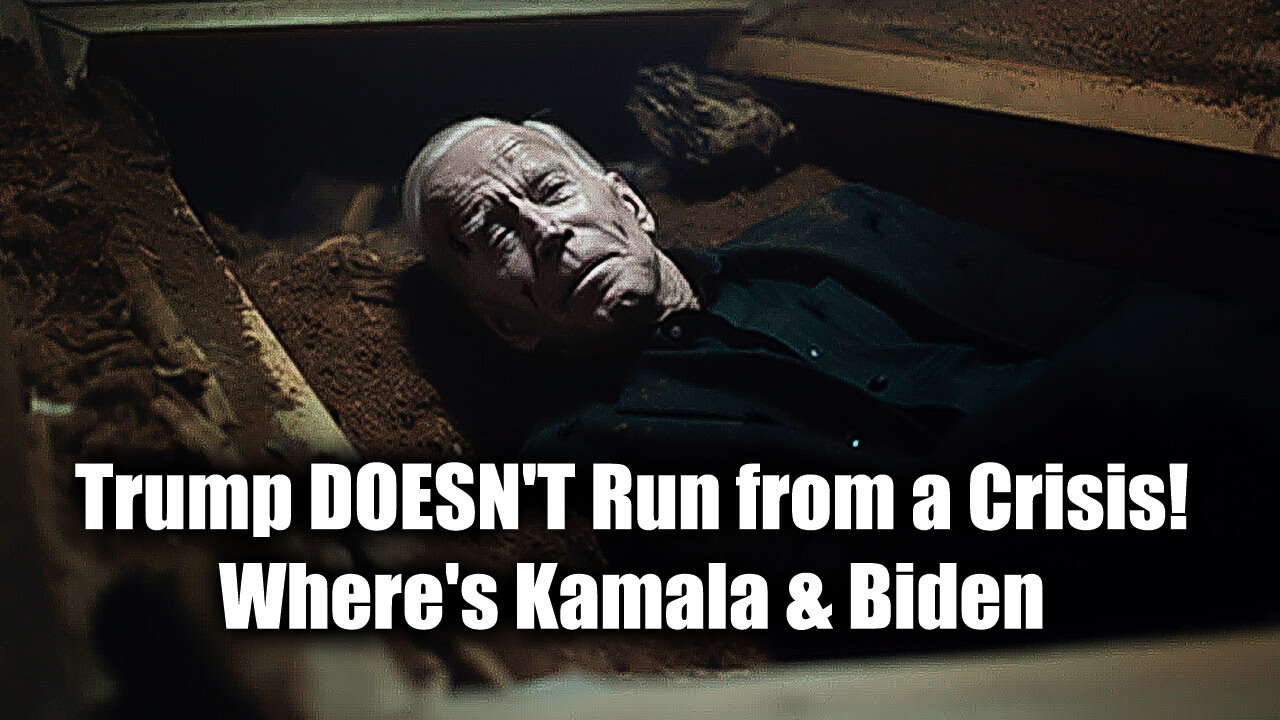 Trump DOESN'T Run from a Crisis! Where's Kamala & Biden