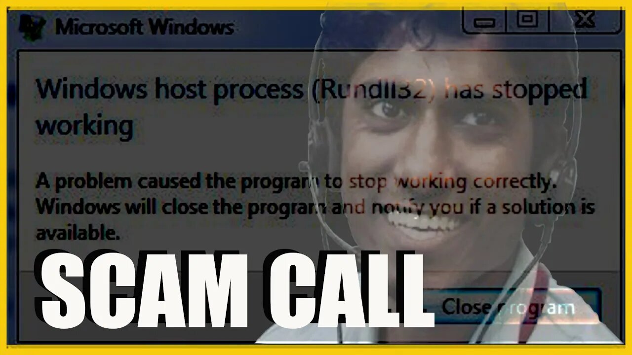 Tech Scammer Claims that RunDLL Virus is on my PC.