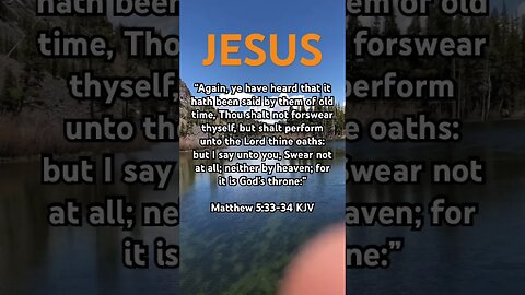 Follow Jesus🙏❤️Swear not at all #faith #god #jesus #repentance #believe #prayer #jesussaves