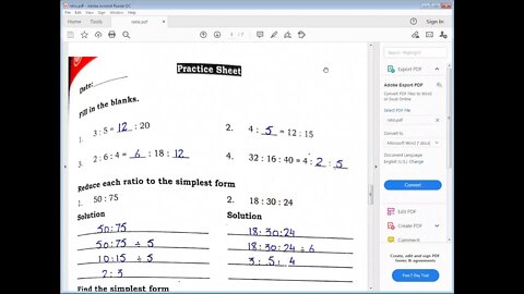 Maths A Class 5 04 01 2021