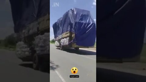 Tiny Bike Huge Load 🚚 #shorts #funny