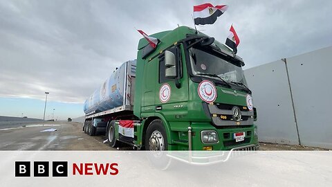 Israel says it will allow two trucks of fuel a day into Gaza - BBC News