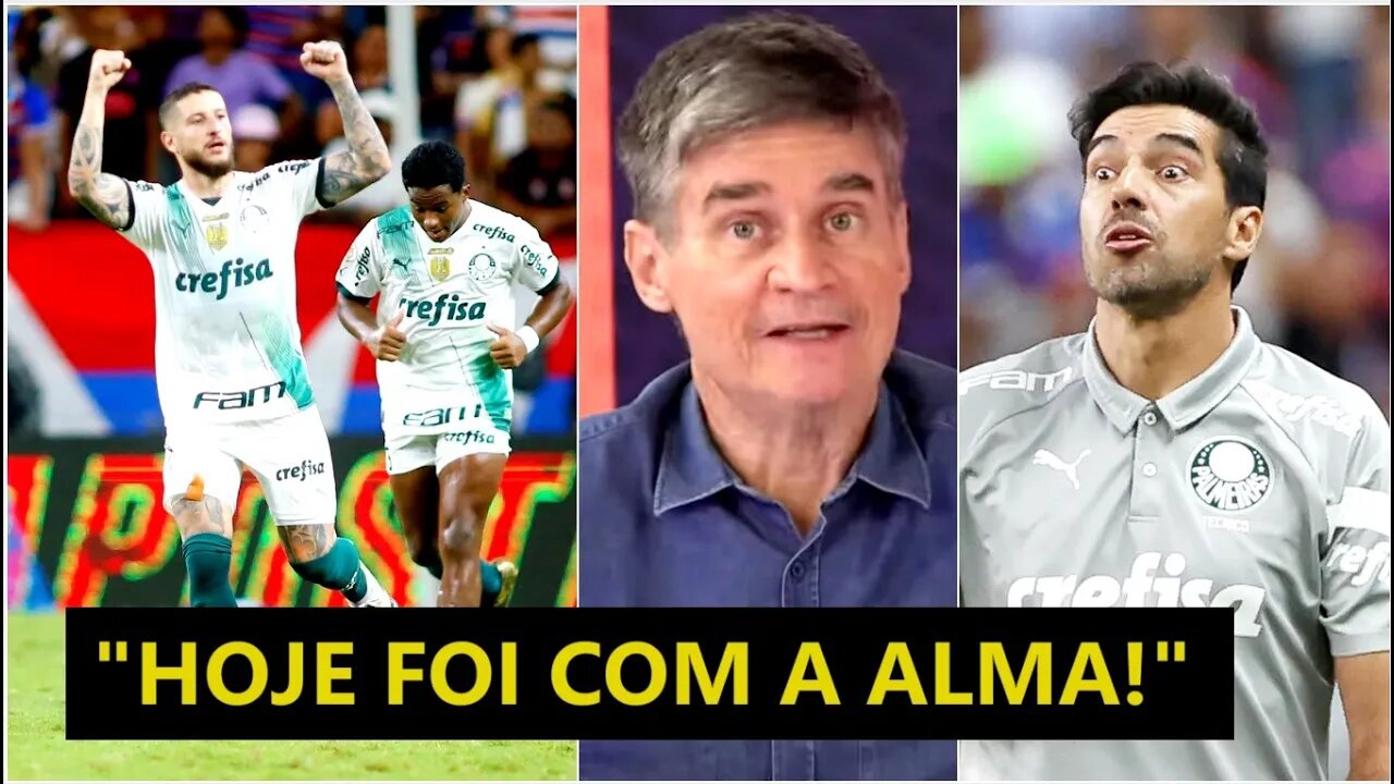 "Cara, o Palmeiras SABE ARRANCAR REAÇÃO de onde MENOS SE ESPERA! É o LÍDER e..." 2 a 2 com Fortaleza