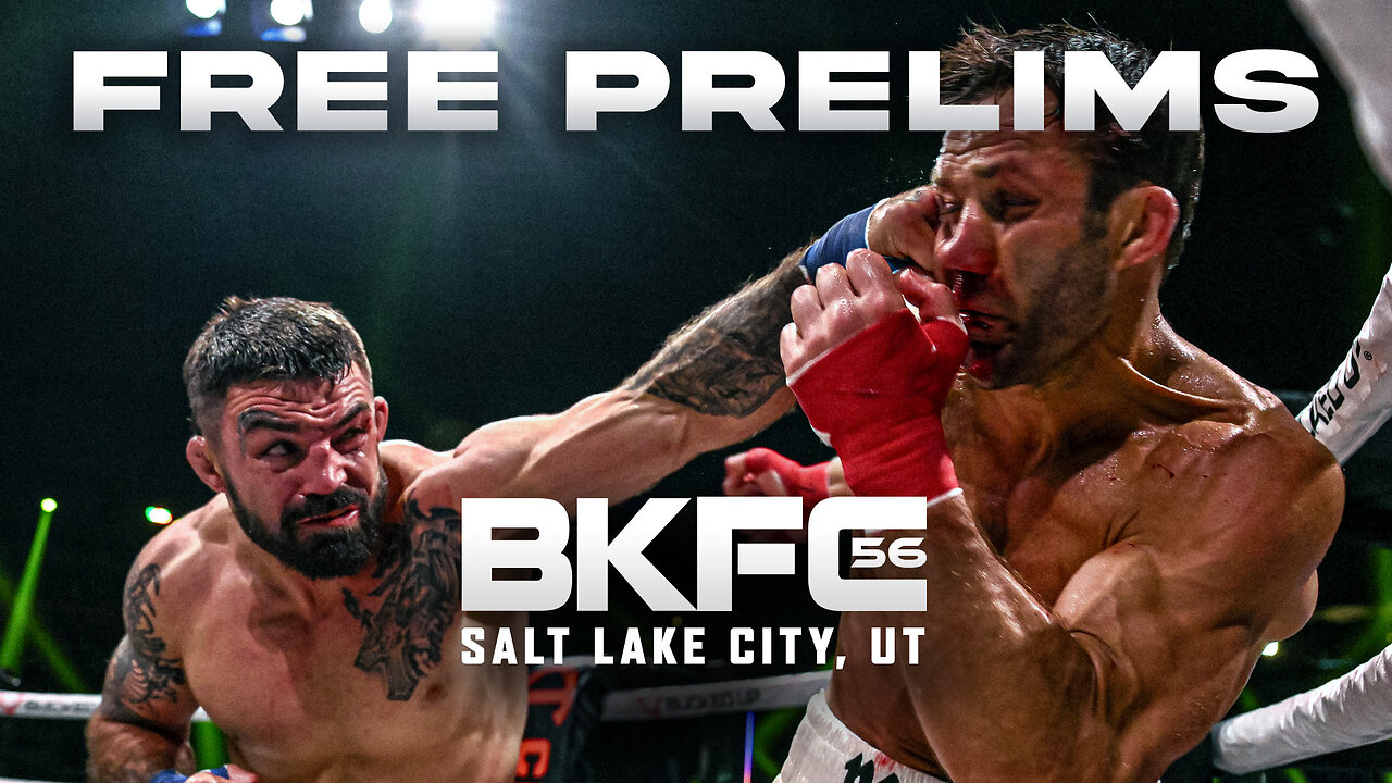 BKFC 56 UTAH PERRY vs ALVAREZ FREE Countdown Show & Live Prelims!