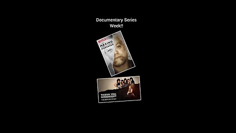 IT'S DOCUMENTARY WEEK!