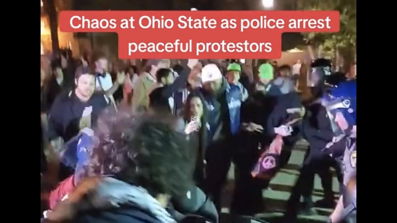 04/25/24 Chaos Erupts During Arrests At Ohio State University