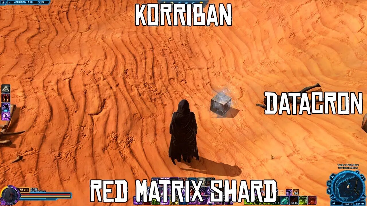 SWTOR Korriban - The Empire's Homeworld | Red Matrix Shard | Datacron Hunt (2 of 3) Guide