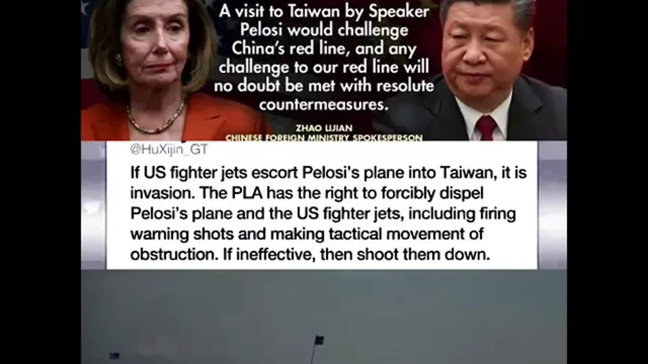 WOW China threatens to shoot Nancy out of the sky 😂