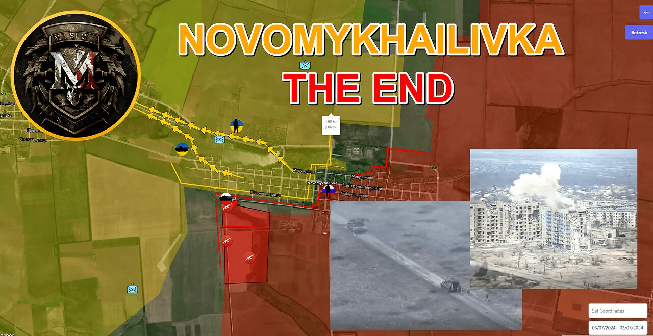 Novomykhailivka Is About To Fall | The Ukrainians Are Pulling Forces Into Robotyne. MS For 2024.03.7