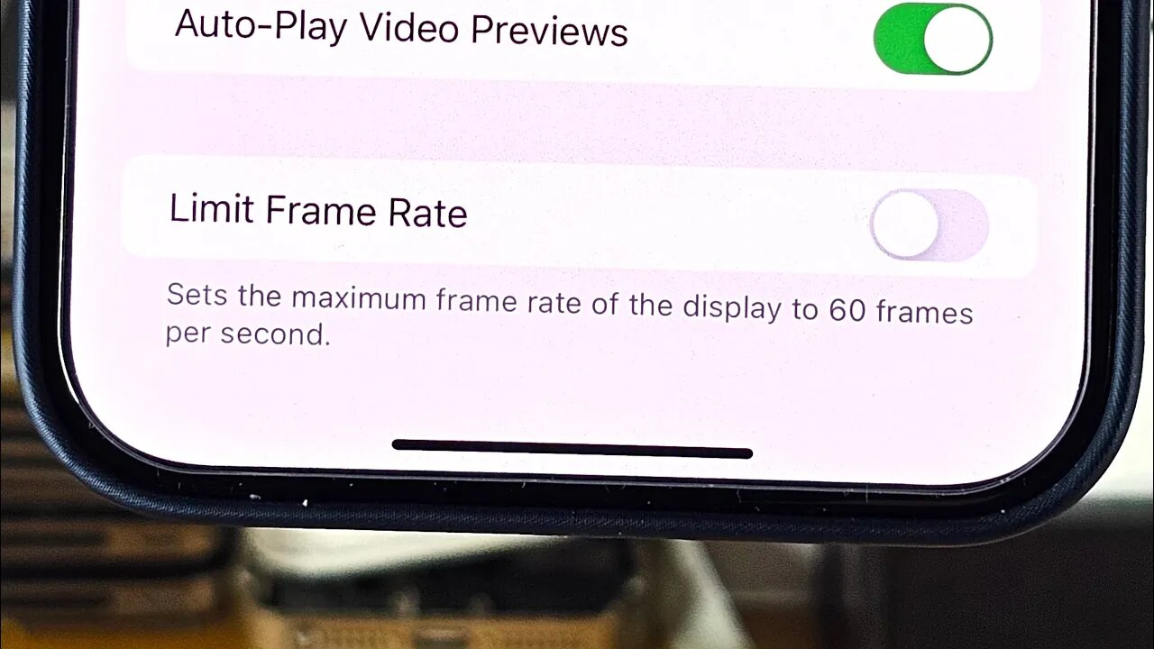 How To Adjust Refresh Rate on iPhone 15 Pro Max