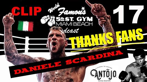 EP17 CLIP - DANIELE SCARDINA THANKS FANS