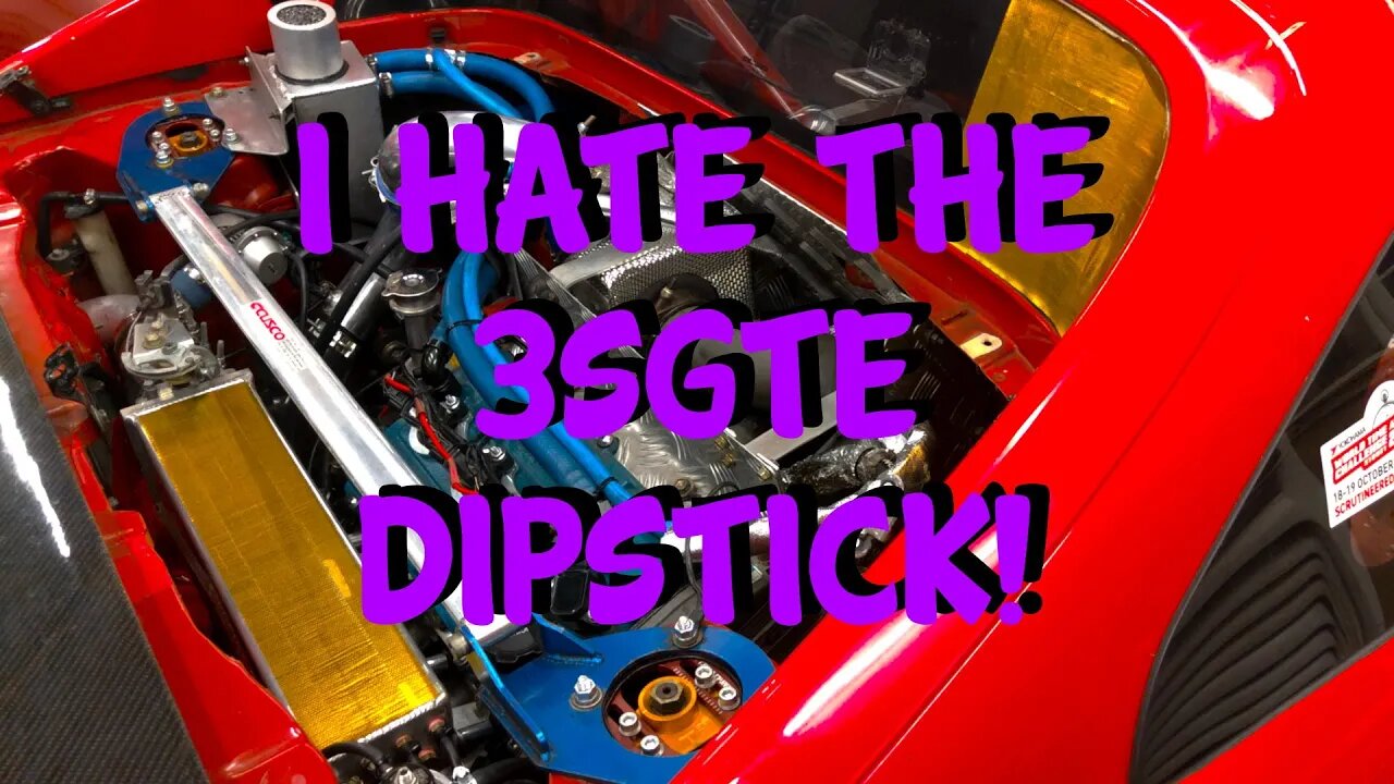 I hate the Toyota MR2 3SGTE dipstick!