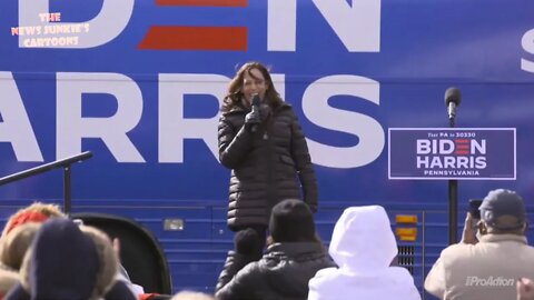 Kamala Harris cackles in Pennsylvania.