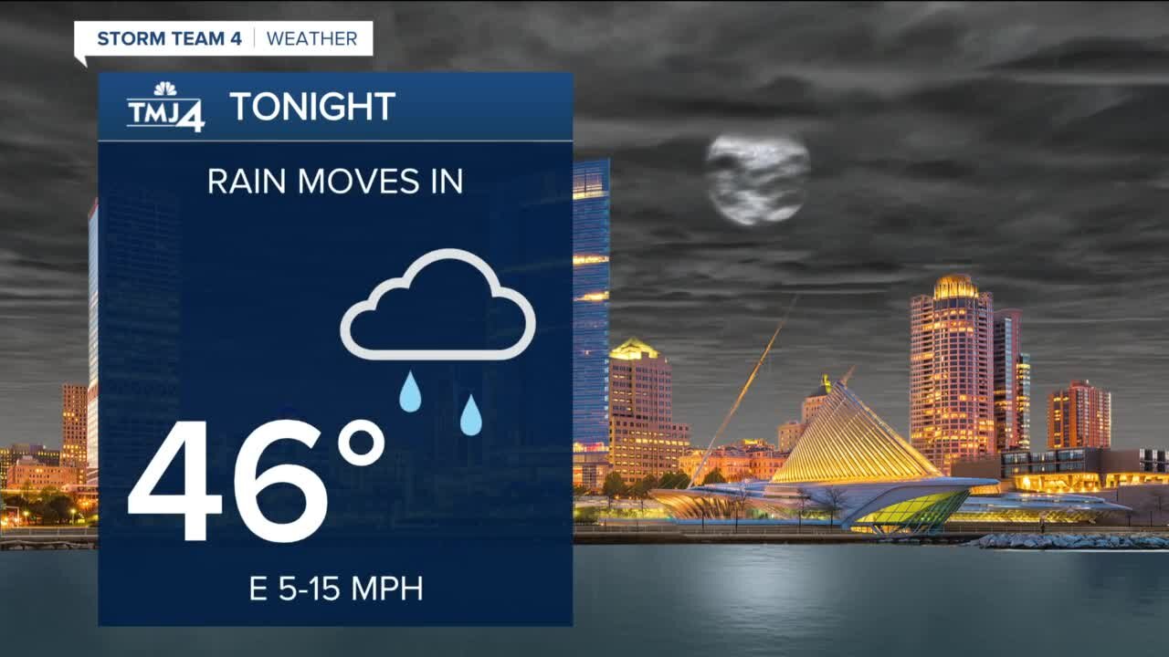 SE Wisconsin Weather: Evening showers move in Tuesday, lows fall into 40s