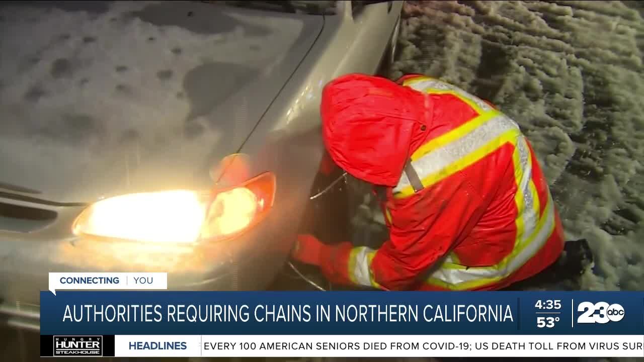 Winter storm bringing heavy snow fall to California