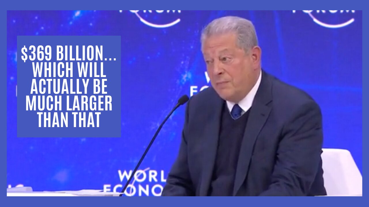 Al Gore: ‘The Inflation Reduction Act Is Primarily a Climate Act’
