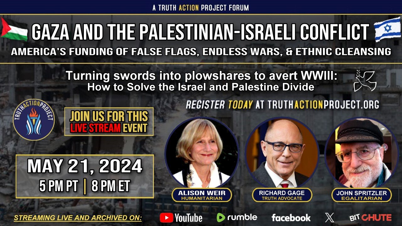 Gaza and The Palestinian Israeli Conflict - Funding of False Flags, Endless Wars, & Ethnic Cleansing