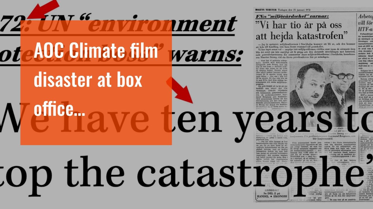 AOC Climate film disaster at box office…