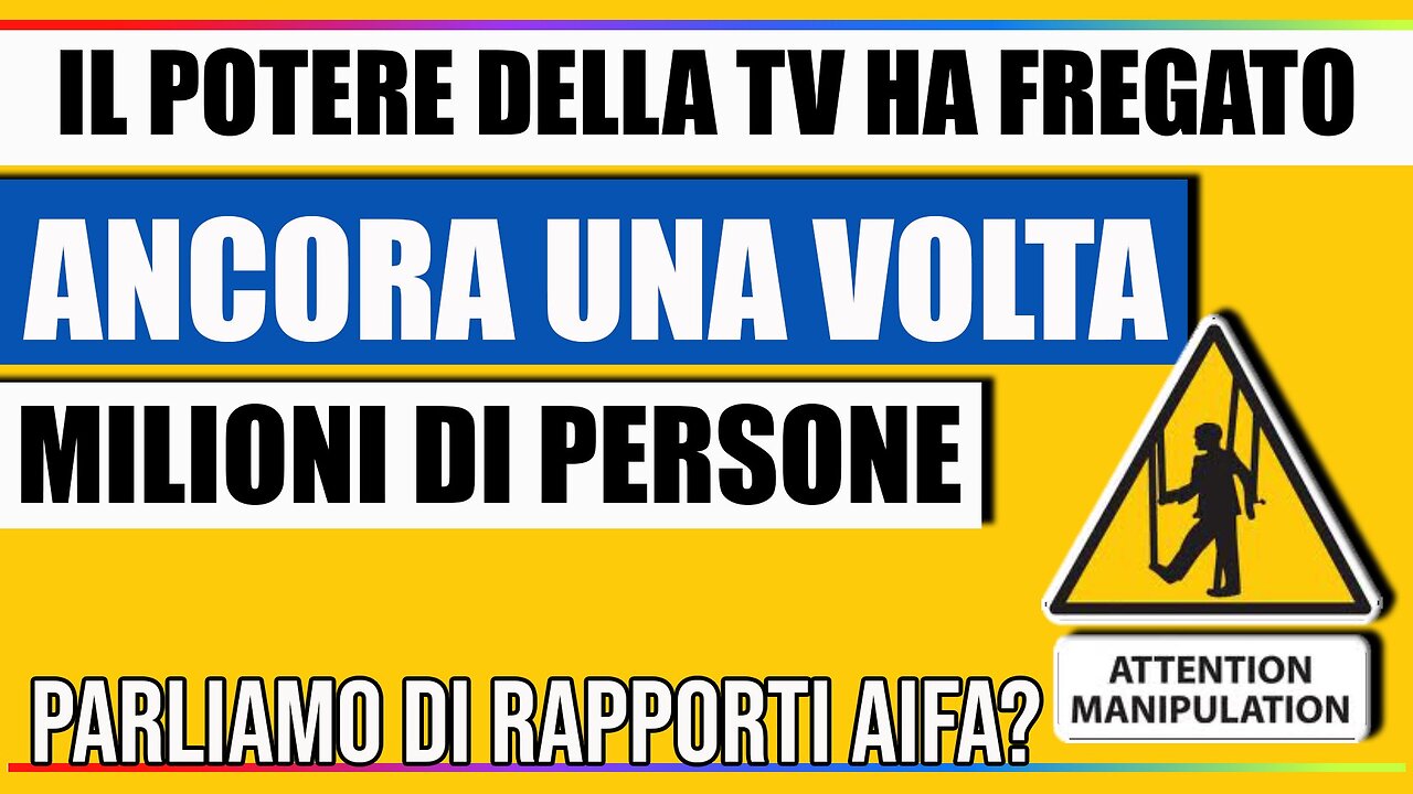 A FUTURA MEMORIA: PER NON DIMENTICARE CHE... NON SI SALVA NEPPURE IL PAPA (forse peggio di tutti)