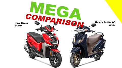 Hero Xoom vs Honda Activa 6G_Kuch Bhi
