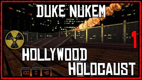 Duke Nukem 3D Playthrough Part 1 - Hollywood Holocaust. PC Gameplay 2020