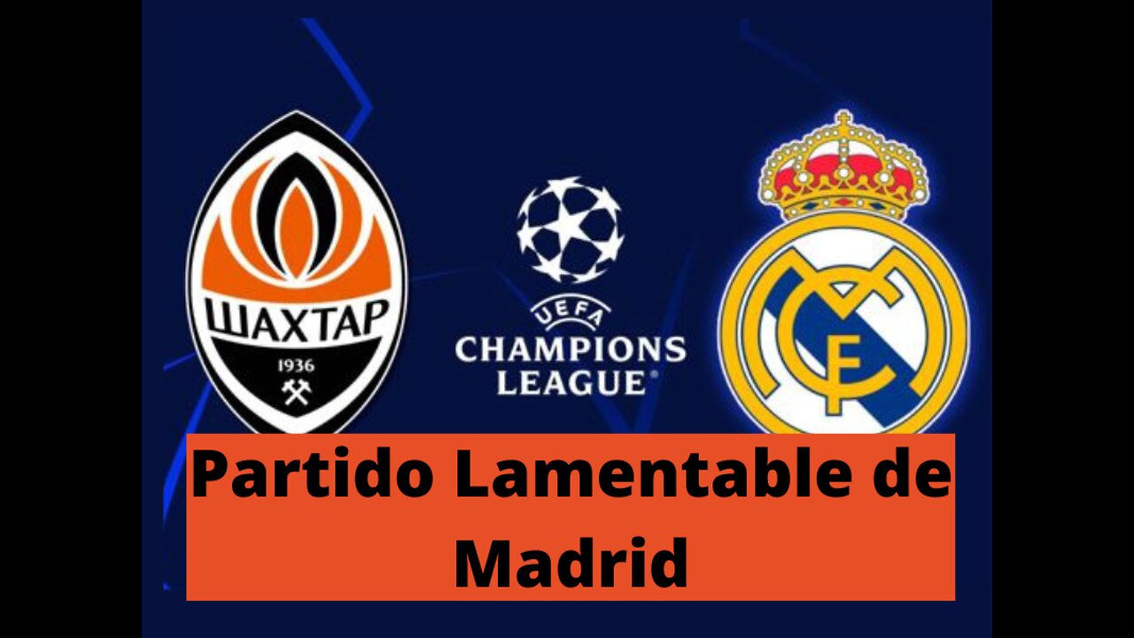 Shaktar - Real Madrid / El Madrid se salva en un partido lamentable.