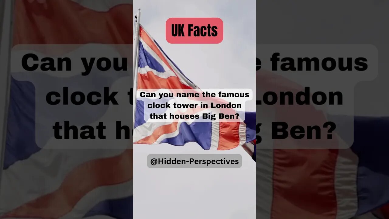 #shorts Did You Get This Fact About Big Ben Correct?