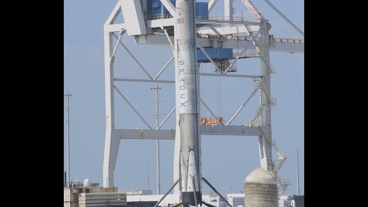 Space X Booster and Blues Music Video