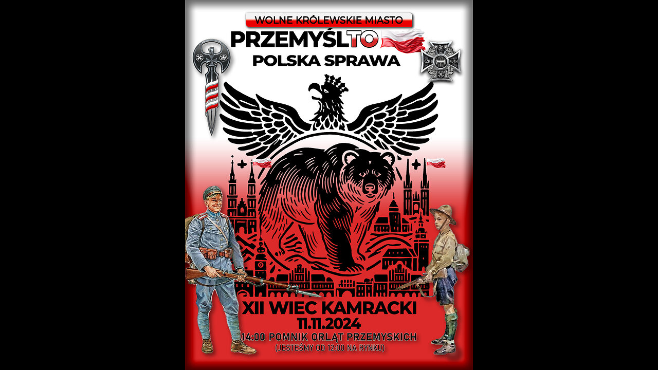 Na Przemyśl za 2dni. Sob. 9.11.2024r. W. Olszański, M. Osadowski Rodacy Kamraci NPTV.pl