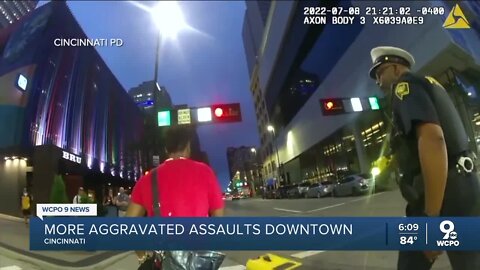 Aggravated assaults in downtown Cincinnati on the rise