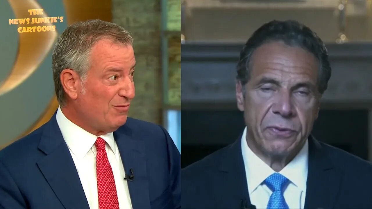 Democrat Gov. Cuomo takes a final shot at Democrat NY mayor de Blasio in his farewell address.