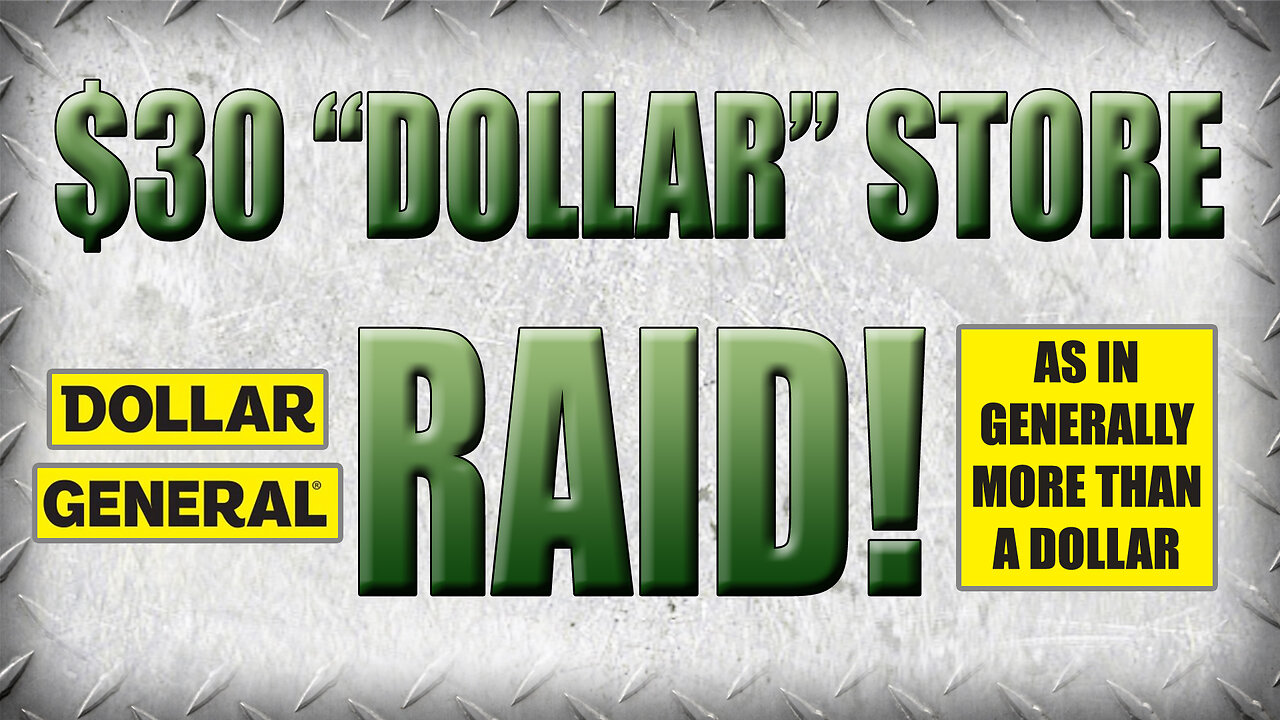 "Dollar" Store Emergency Survival Gear Shopping Haul Challenge - Part 2