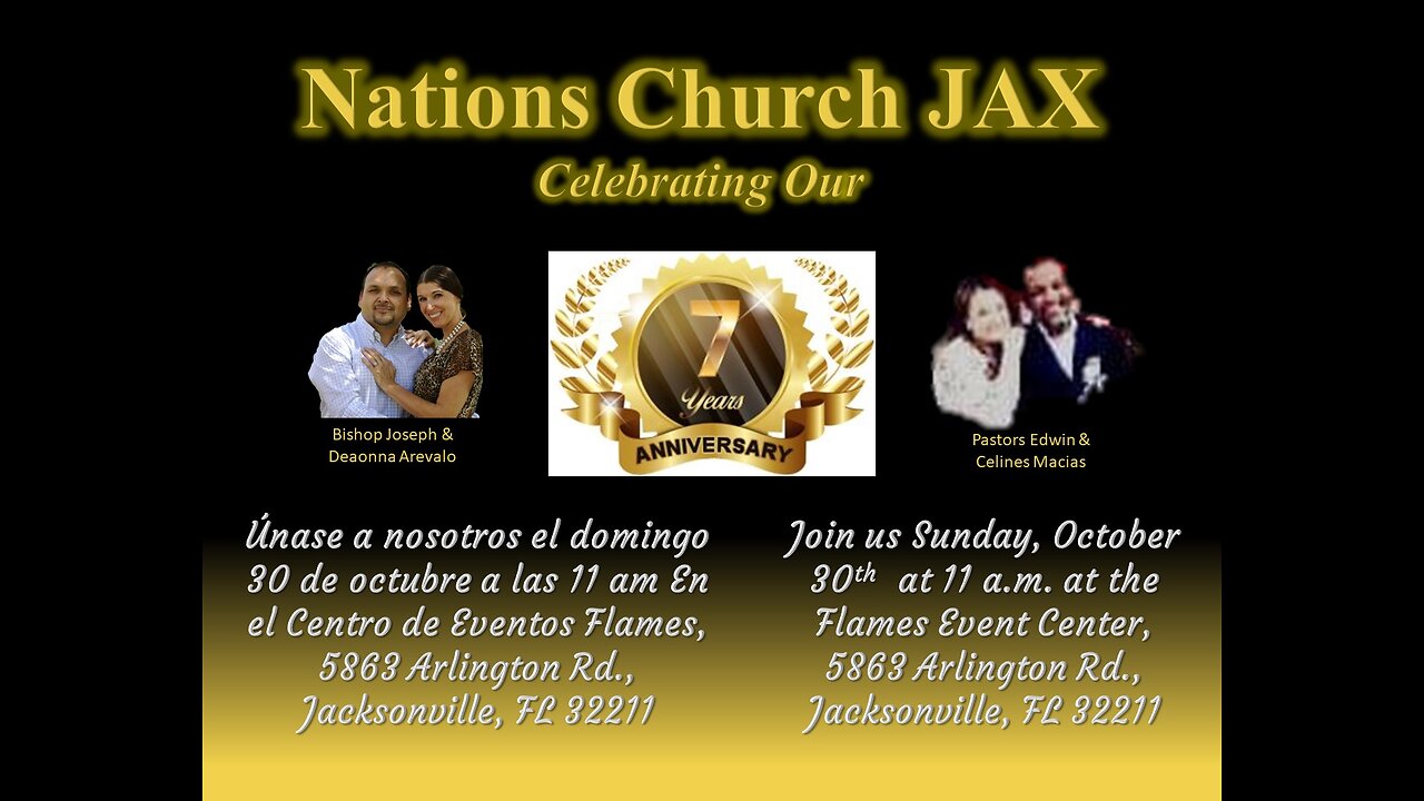 Nations Church Jacksonville Florida 7th anniversary