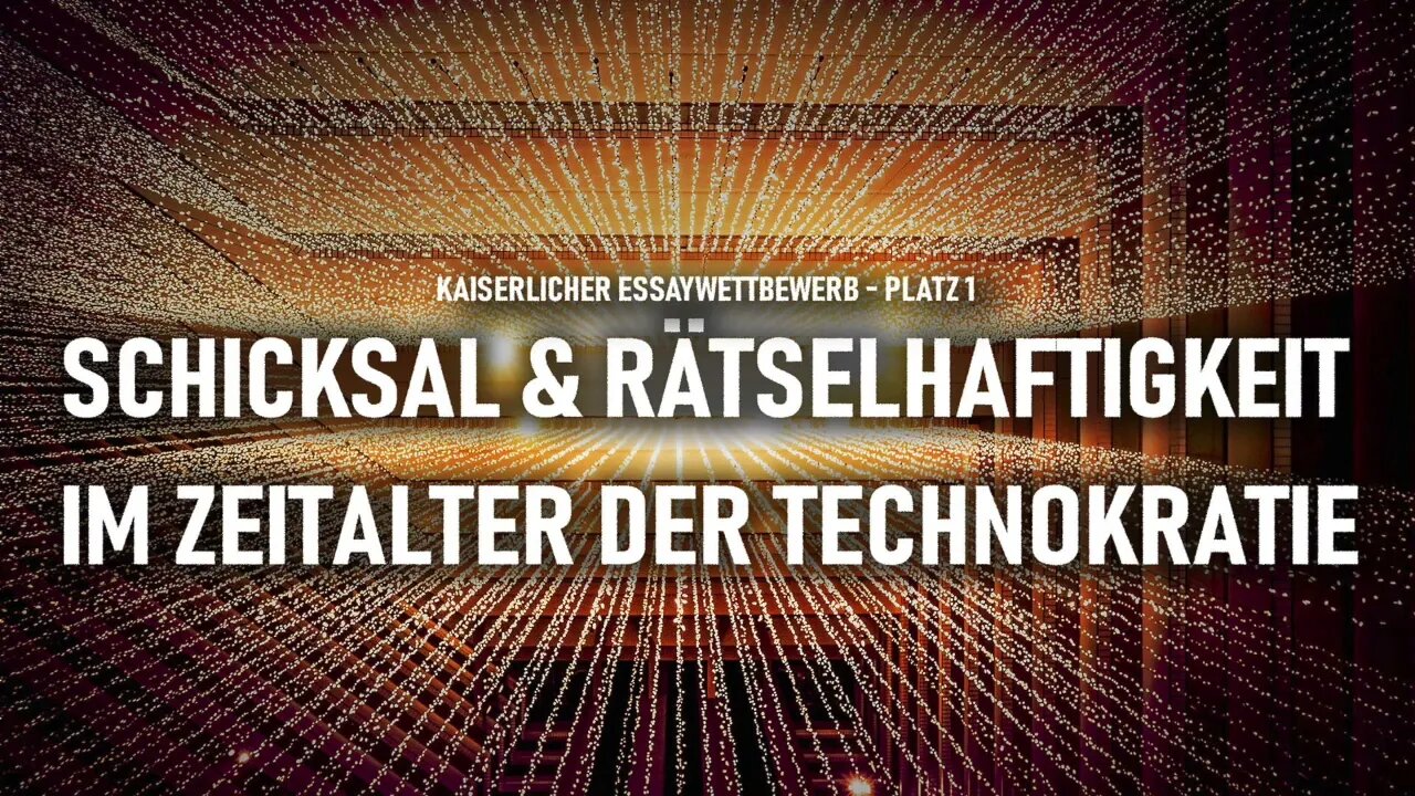 Schicksal und Rätselhaftigkeit im Zeitalter der Technokratien | von Manuel Pachurka