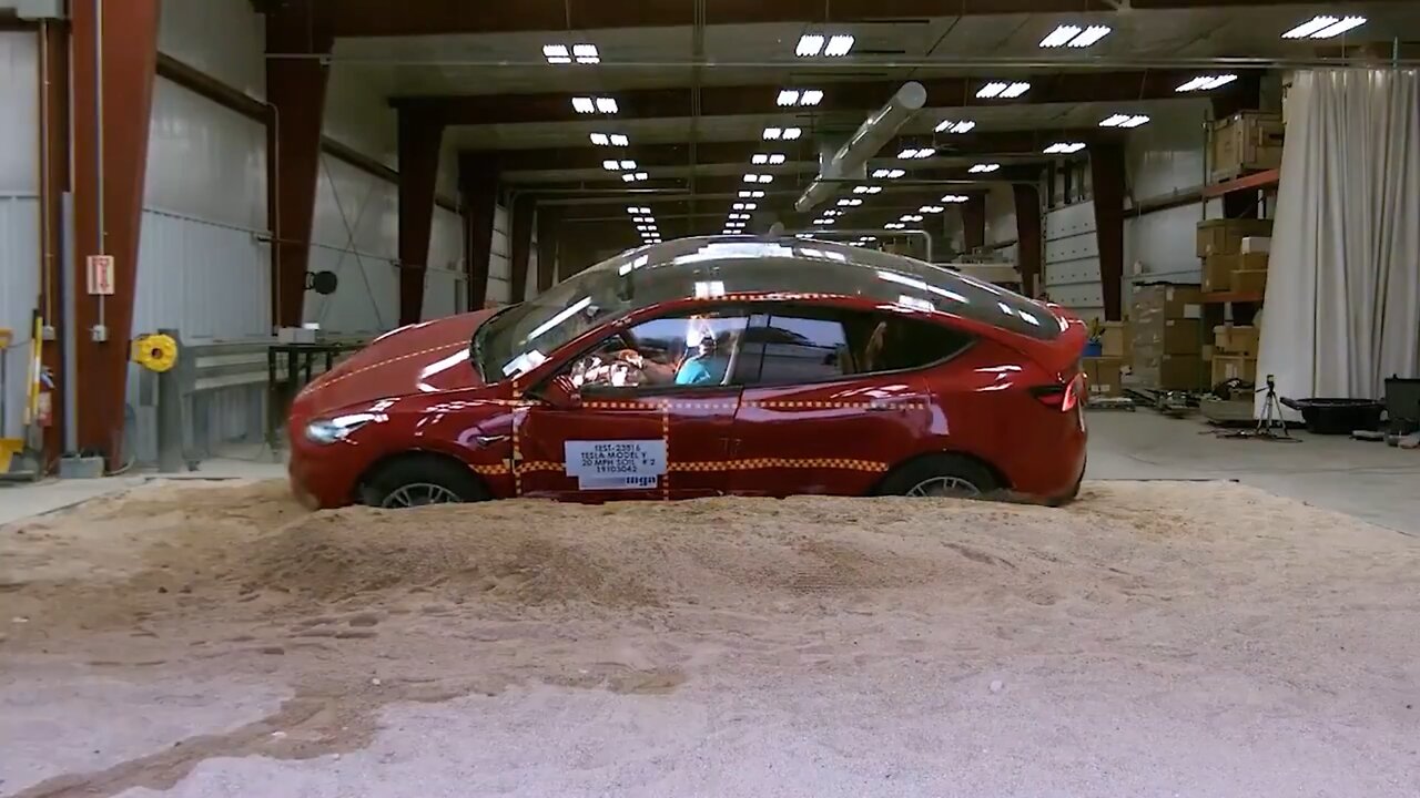 Tesla the safest Car on the Planet | This video is enough to prove everything