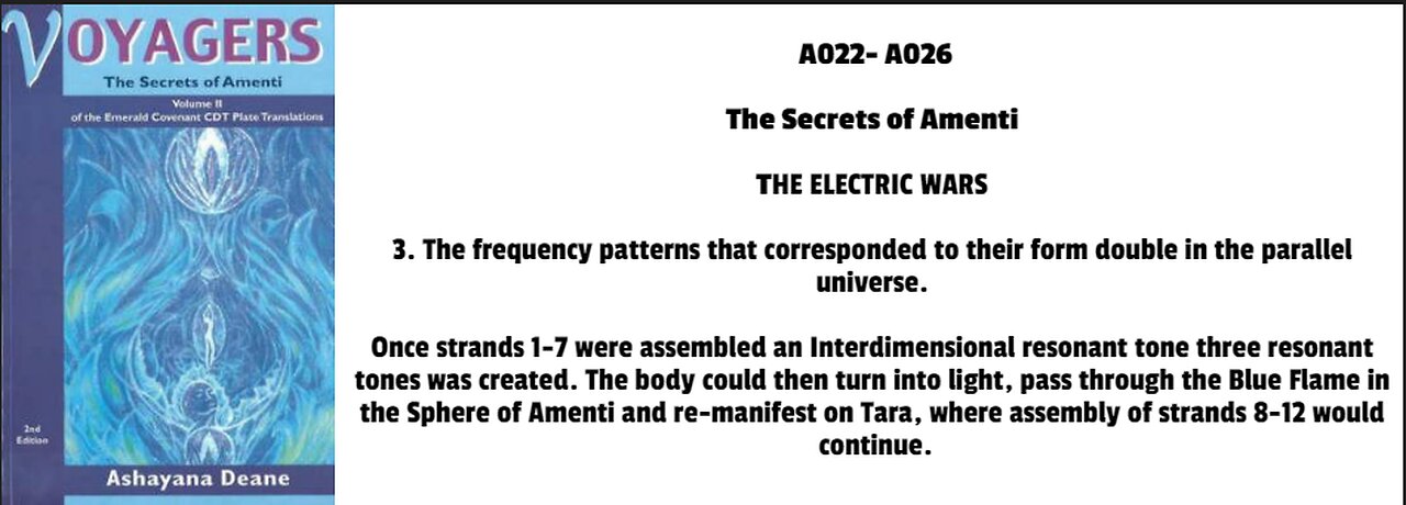 Once strands 1-7 were assembled an Interdimensional resonant tone three resonant tones was created.