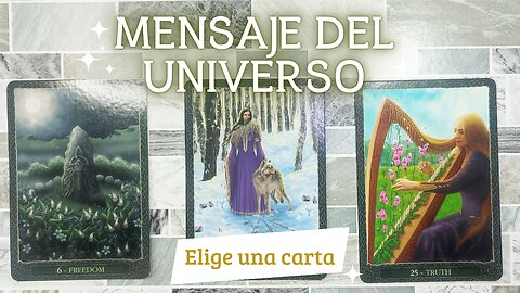 Mensaje del Universo🕊- ¿En qué parte del camino te encuentras?