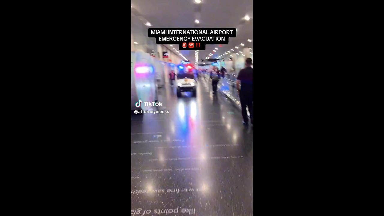 Miami International Airport was evacuated due to a suspicious package