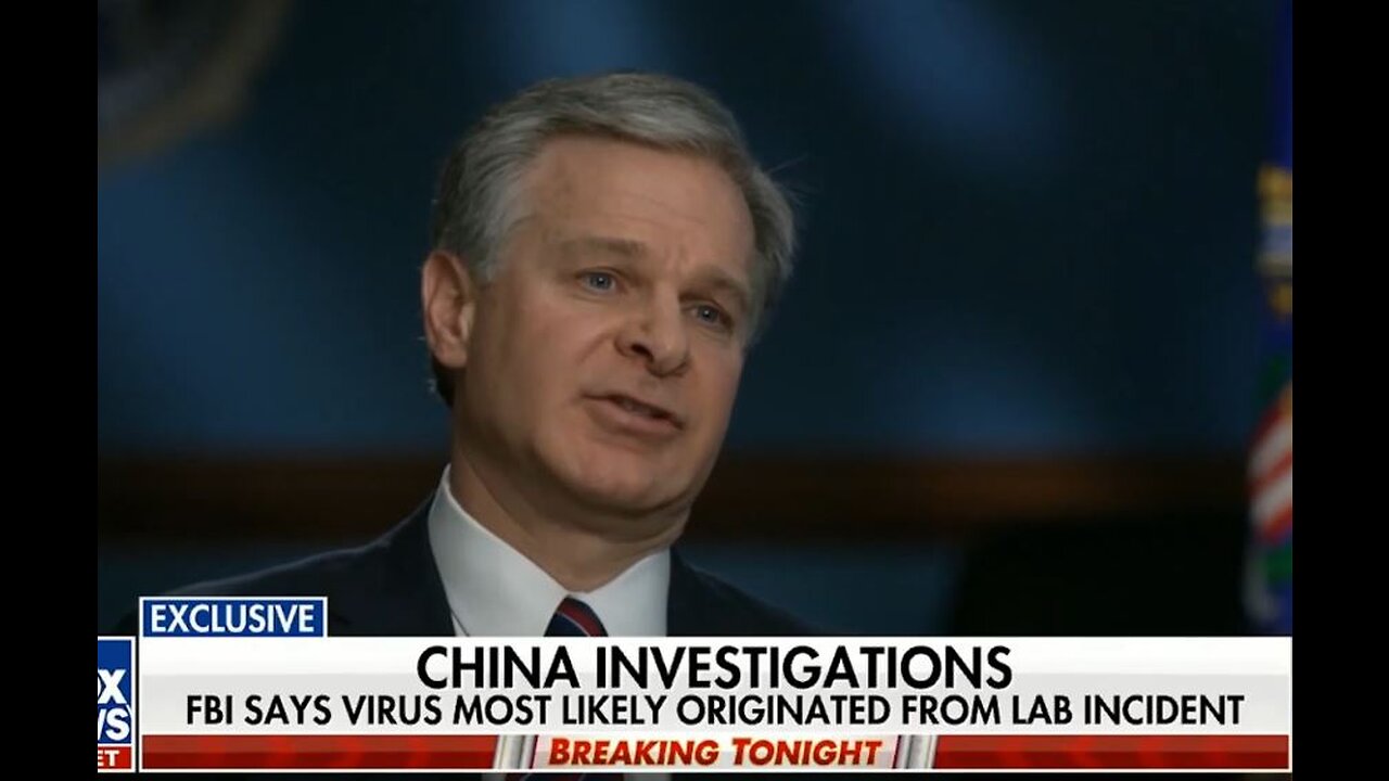 WSJ, FoxNews: FBI concedes C19 came from Chinese Lab (yes, CHINESE).